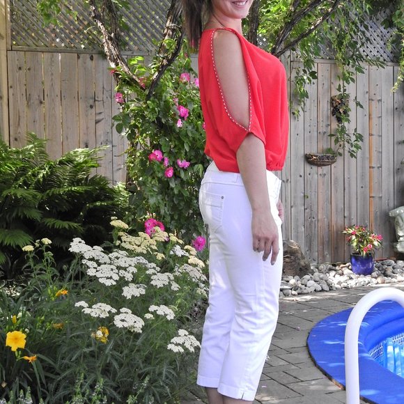 RolyPoly orange blouse - Picture 1 of 8